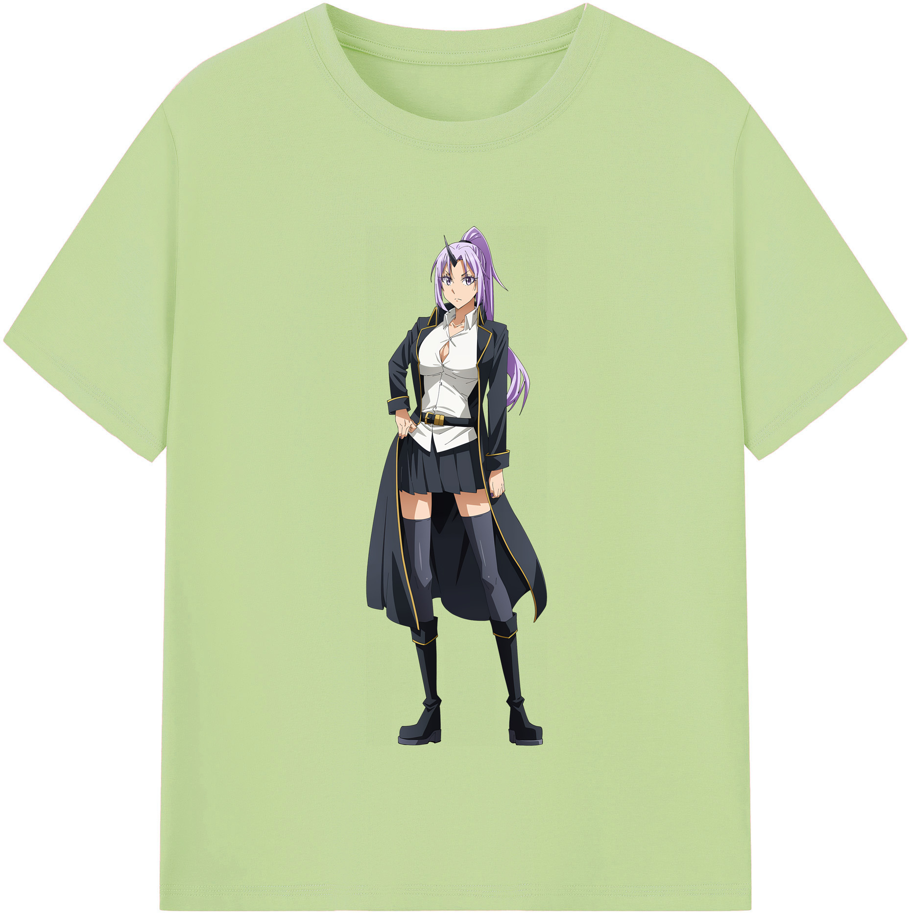（画像用） 転スラ Regarding Reincarnated to Slime 綿100％半袖Tシャツ（フロントプリント）